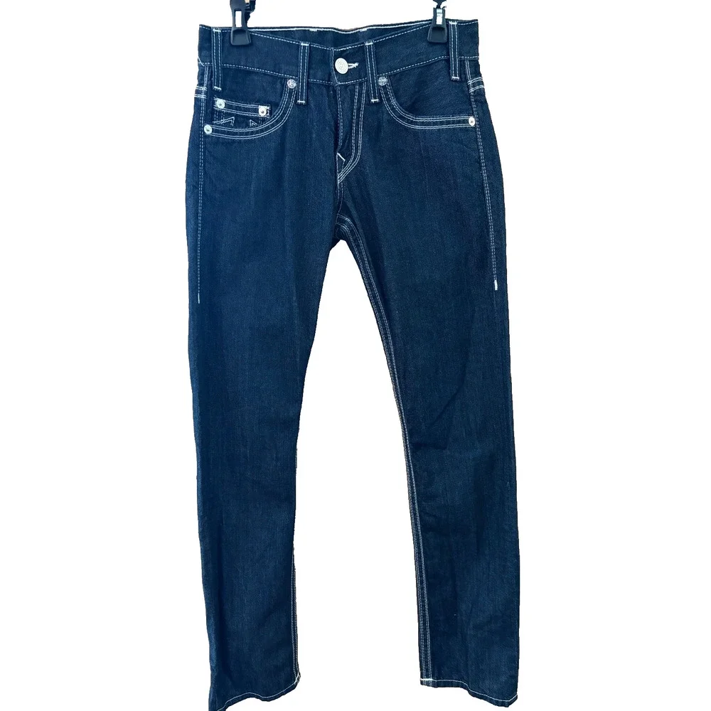 True Religion Mens Slim Sz 29 Jeans Made USA Preppy